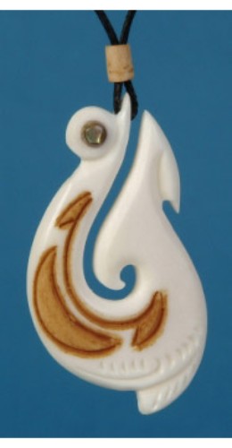 Pendant - Bone Mania Hook - Kiwiana