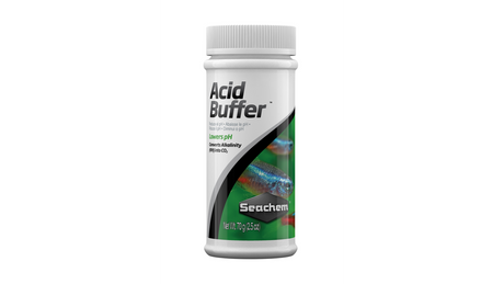 Aquarium Acid Buffer 70g, designed to maintain pH levels for healthier fish and plants in freshwater and saltwater aquariums.