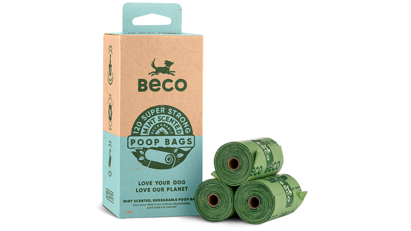 Beco Degradable Bags - Mint Scented (120 Bags)
