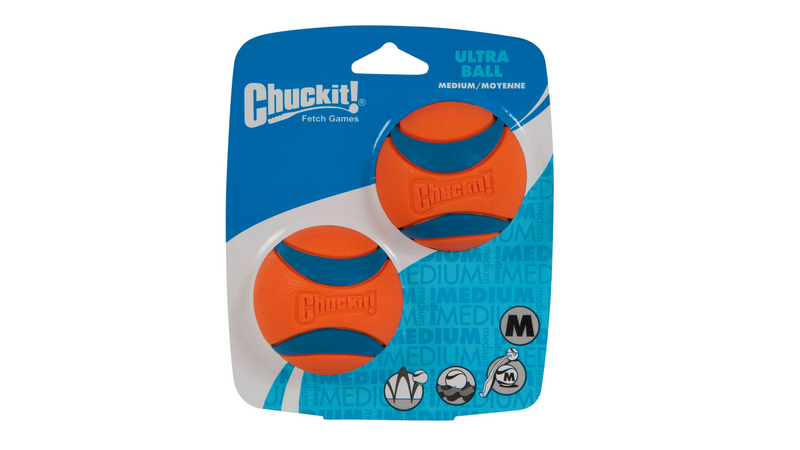 Dog Toy - Ultra Ball Med ( 2 Pack)