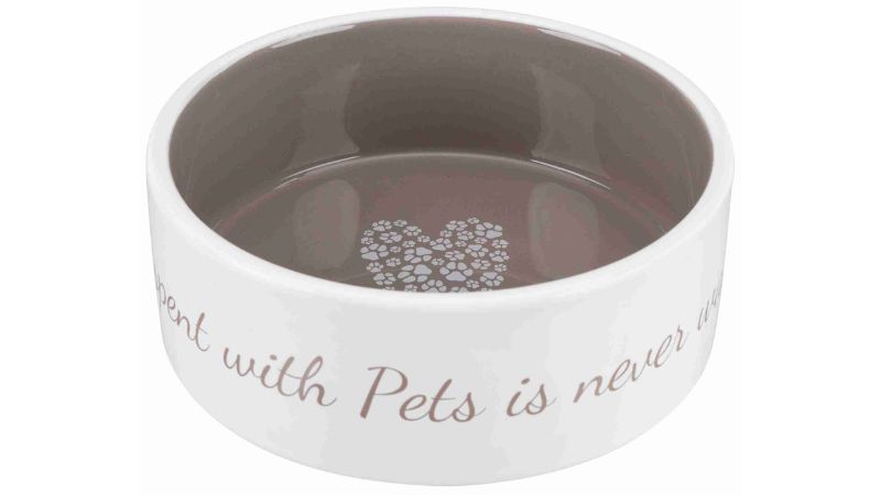 Pet's Home Ceramic Bowl 16cm - Mocha