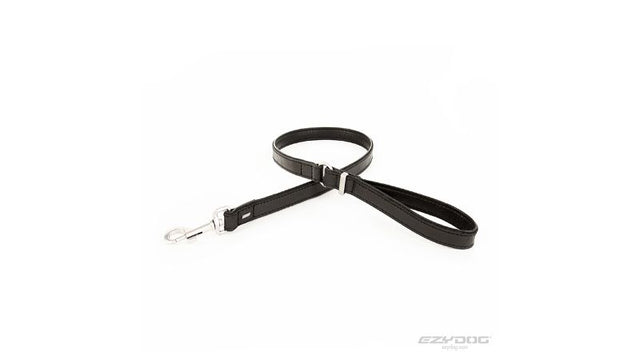 Ezydog Oxford Black Leash 106cm, durable and stylish leash for all dog breeds with a comfortable grip and sleek design.