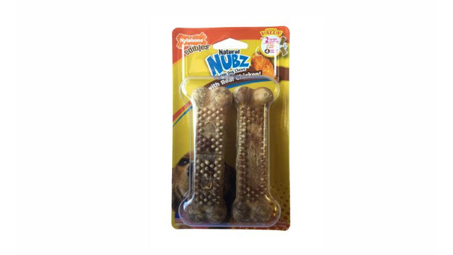 Natural Nubz Chicken Large 2 pack: All-natural, protein-packed chicken treats for dogs, ideal for training and rewarding.