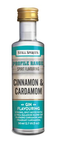 Still Spirits Flavour Essence for gin, featuring aromatic cinnamon and cardamom for unique, homemade cocktails.