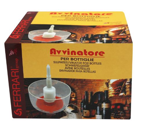 Bottle Rinser (Avvinatore) efficiently sanitizes beer and wine bottles with a powerful jet spray for a hygienic finish.