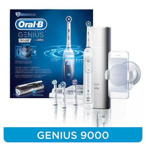 Oral-B GENIUS 9000 White Electric Rechargeable Toothbrush