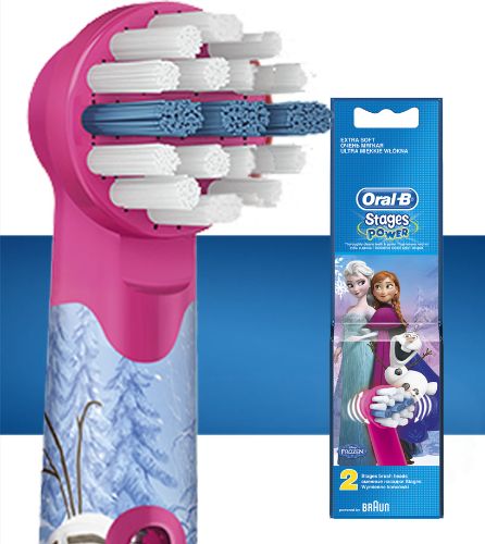 Oral-B stages Kids Brush Head Replacement 2 Frozen – 2 pack