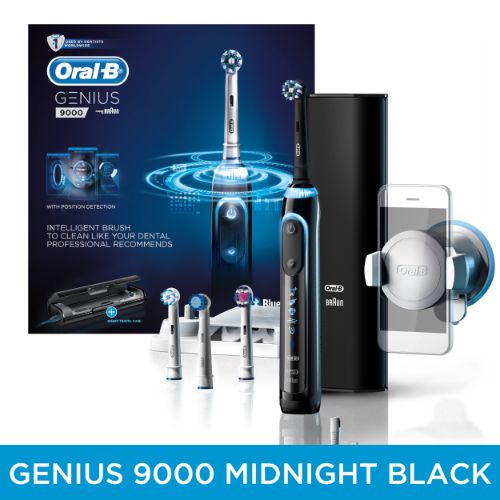 OralB Genius 9000 Midnight Black Electric Rechargeable Toothbrush
