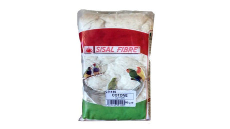 Natural sisal cotton bird nesting material (50g) provides eco-friendly nesting for various bird species in your garden.