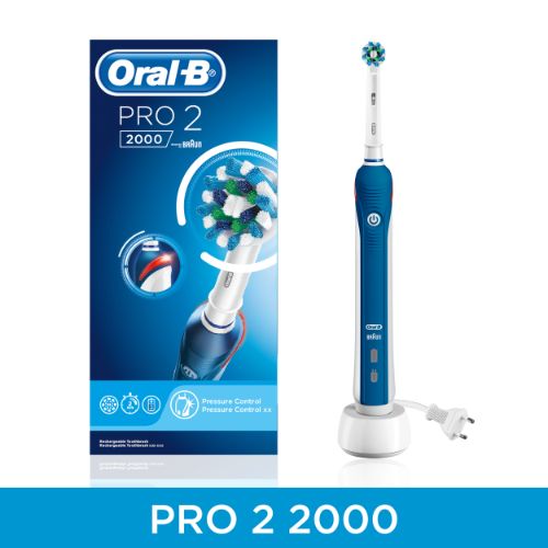 Oral-B PRO 2 2000 Blue Electric Rechargeable Toothbrush