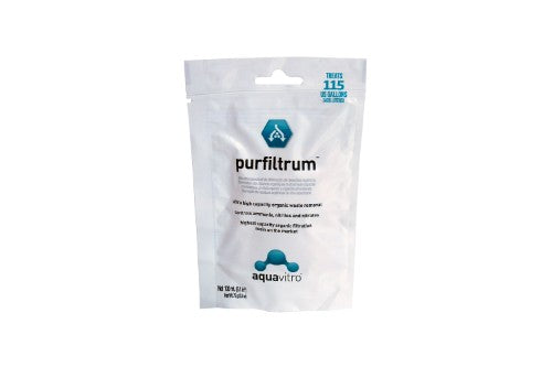 Aquatic Waste Removal Purfiltrum 100mL, effective filtration for clear water in freshwater and saltwater aquariums.