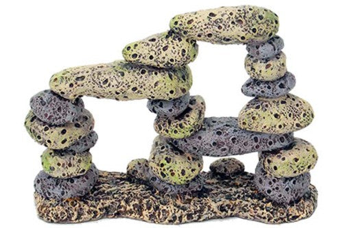 Aquatic Resin Ornament - Stacked Rocks - 15cm