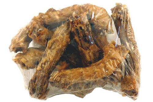 Natural NZ Chicken Necks dog treats, 100g, chewy and nutrient-rich for dental health, perfect for small to medium dogs.