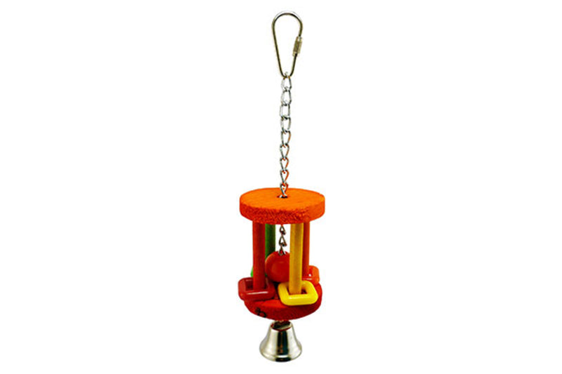 Bird Toy - Hanging Barrel Chew - 25cm