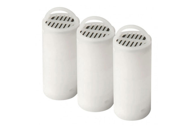 Replacement pack of three Drinkwell 360 carbon cartridges for fresh, clean pet water filtration.