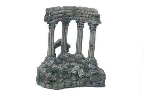 Decorative piece inspired by Roman architecture, blending elegance and aquatic charm for indoor or garden use.