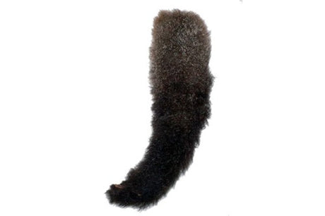 Pack of 10 faux possum tails for cats, designed for playful pouncing, chasing, and interactive fun.