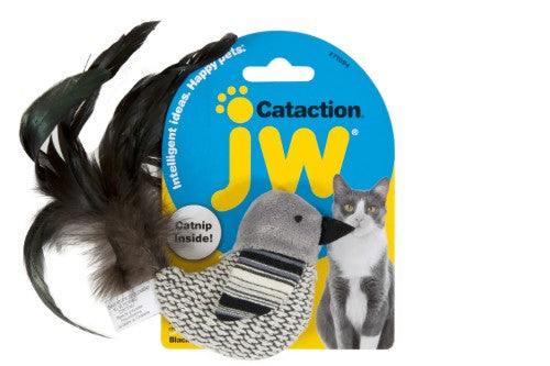 Cat Toy - JW Cataction Black and White Bird