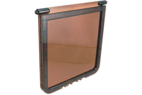 Durable Trixie Replacement Flap for XL cat doors, 17.5cm x 17.5cm, weatherproof for cat's outdoor freedom.