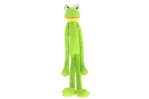 Interactive 68cm frog dog toy, vibrant colors, durable, non-toxic, perfect for fetch, tug-of-war, and solo play sessions.