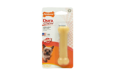 Dura Chew Original - Petite chew toy for small dogs, made from durable nylon, promotes dental health and combats boredom.