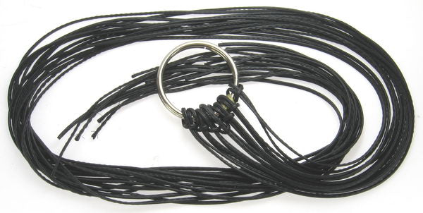 Sleek black 2-ring belt offering adjustable sizing, perfect for casual and formal outfits. Durable and stylish accessory.