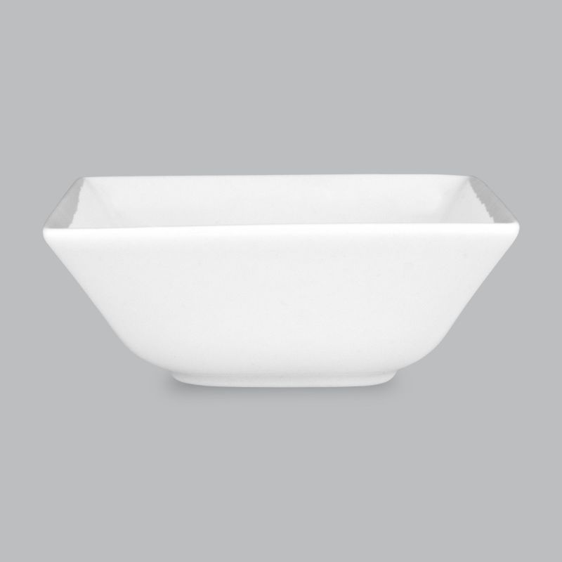 Wilke Square Footed Bowl 10cm - New Bone- Wilkie Brothers