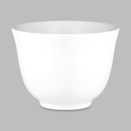 Elegant Wilkie Brothers Chinese tea cup in new bone porcelain, 100ml, durable, lightweight, and dishwasher safe.