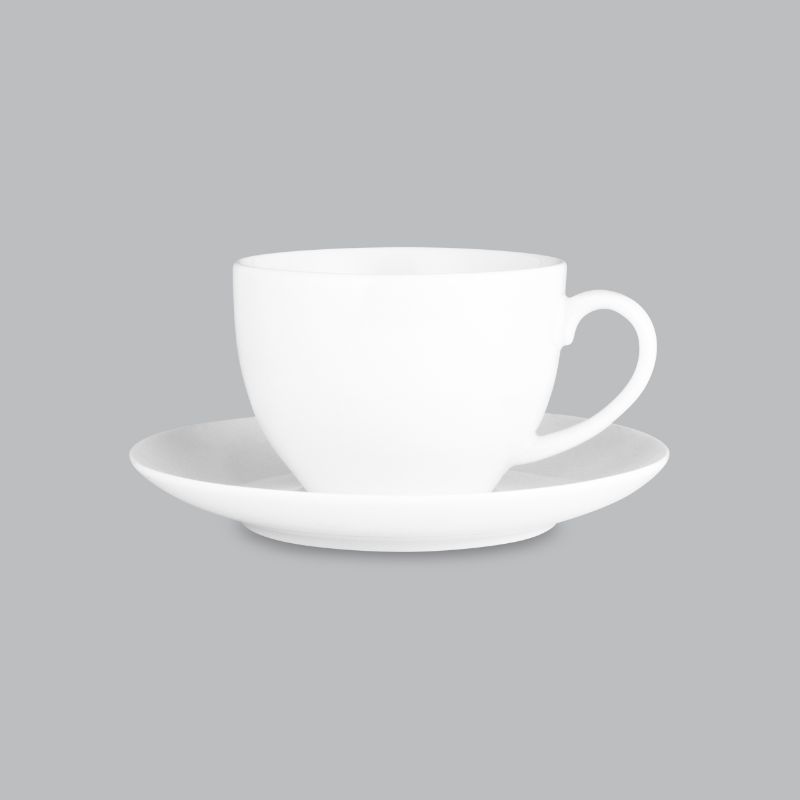 Cup & Saucer 280ml - New Bone- Wilkie Brothers