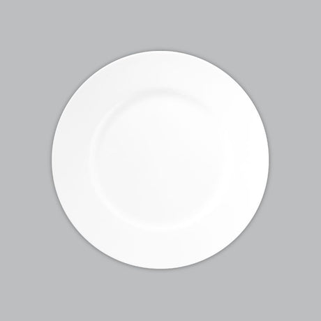 Rim Side Plate 19cm from Wilkie Brothers, crafted from durable new bone porcelain with a timeless white design.