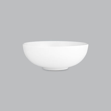 Elegant 12cm Coupe Bowl in new bone porcelain, ideal for soups, salads, or desserts; oven, microwave, and dishwasher safe.