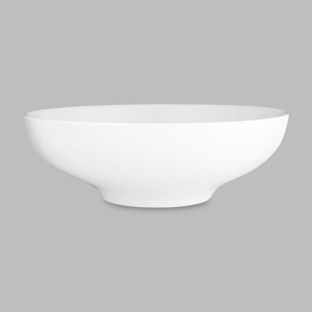 Coupe Bowl 20cm by Wilkie Brothers, crafted from new bone porcelain, ideal for soups, salads, or desserts; dishwasher and microwave safe.