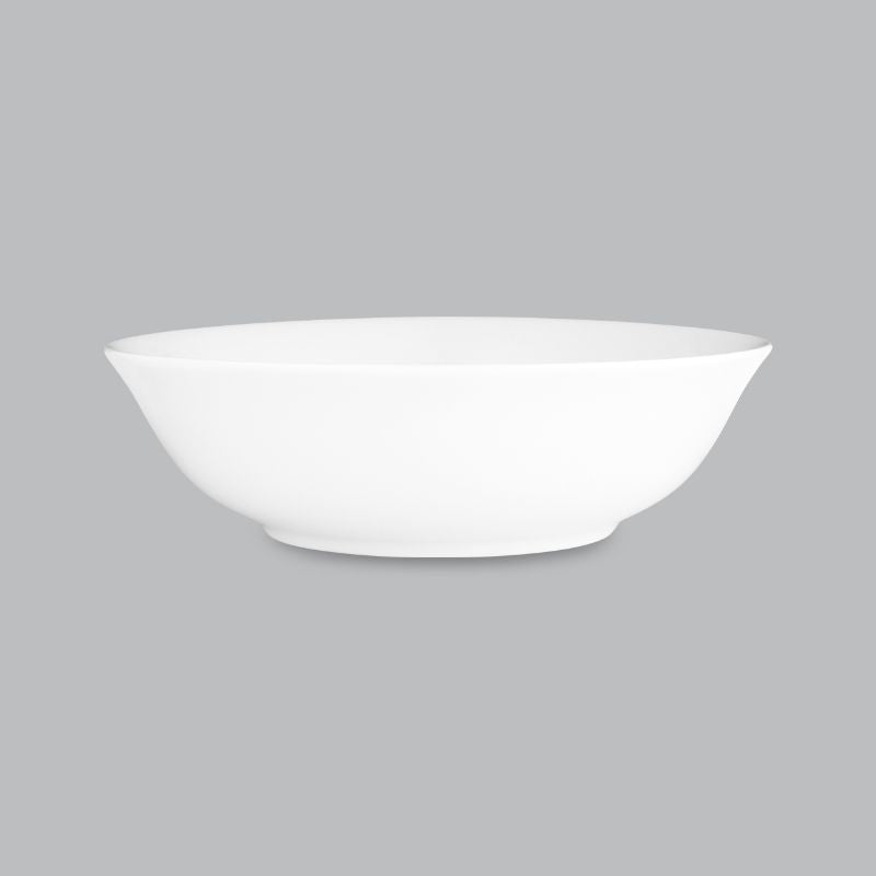 Elegant 17.5cm Wilkie Brothers soup/cereal bowl in premium new bone porcelain, perfect for stylish dining and easy maintenance.