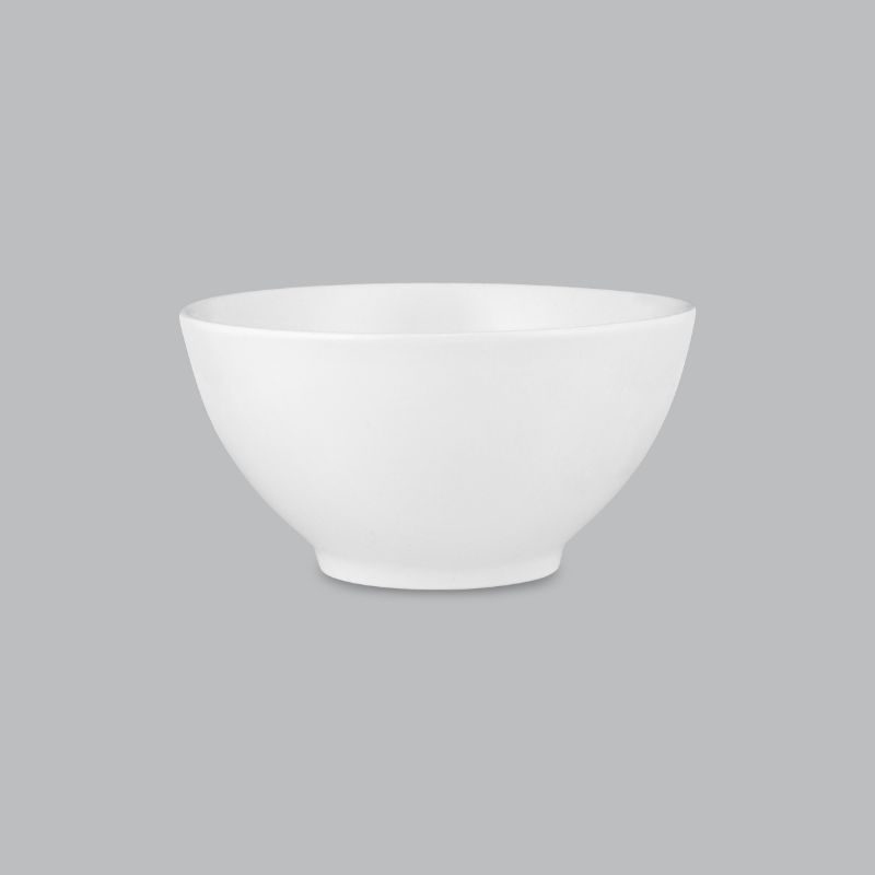 Elegant 12.5cm rice bowl by Wilkie Brothers, crafted from new bone porcelain, perfect for rice, salads, and desserts.