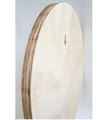 Plywood oval wall art featuring a playful boy design, eco-friendly, durable, and ideal for any room or gift.
