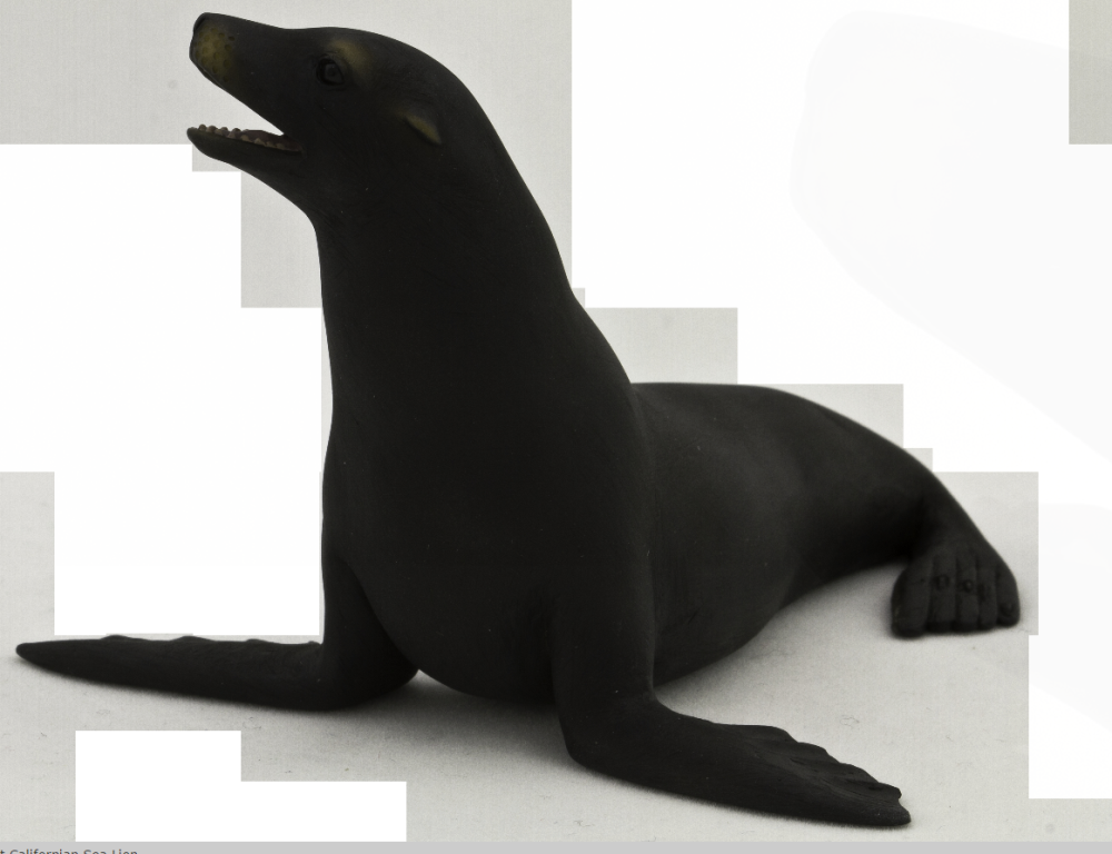 High-quality collectible figurine of a Californian Sea Lion, crafted from non-toxic PVC with detailed hand-finishing.