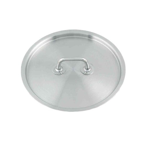 Stainless steel lid for 24cm Fissler Bergamo/Berlin pots, enhancing cooking with a secure fit and moisture retention.