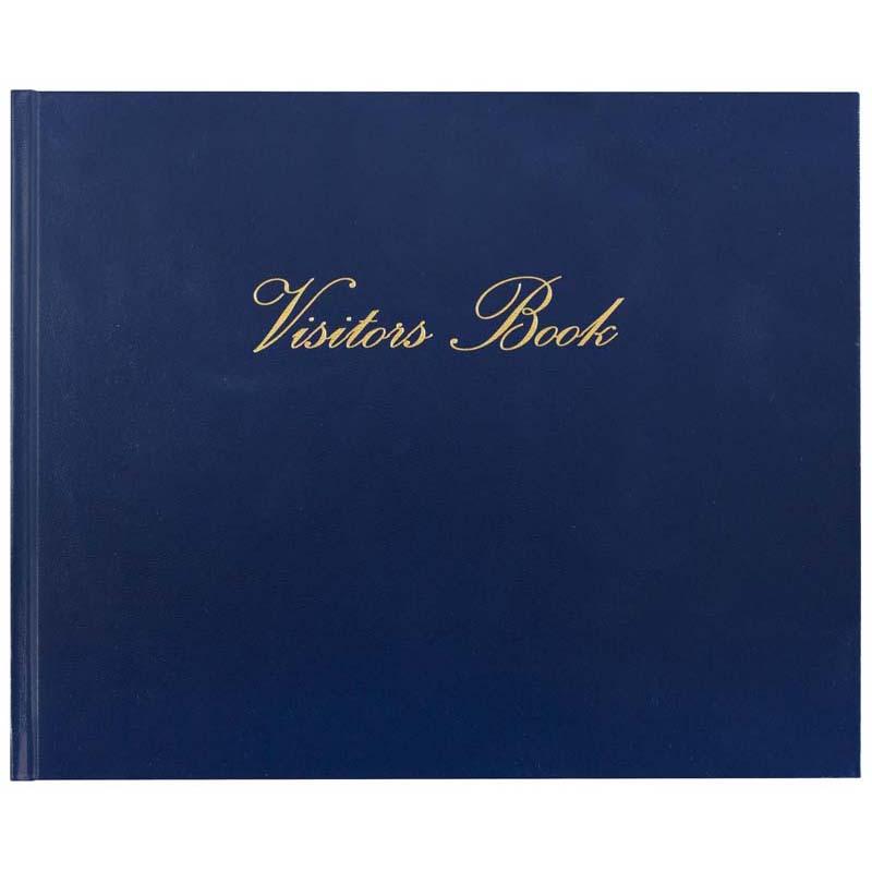 Collins Visitors Book VB625 Navy 232x188mm 64 Leaf