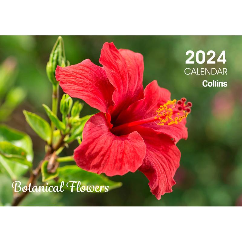 Collins Rosebank Wall Calendar A4 NZ Floral Even Year