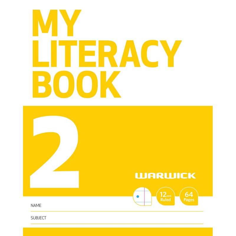 Warwick My Literacy Book 2 12mm Ruled 64 Page