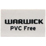 Large Warwick eraser (42mm x 27mm) designed for precise, smudge-free corrections for students, artists, and professionals.