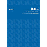 Collins Tax Invoice A4 with 50 duplicates, no carbon required, eco-friendly, and user-friendly for efficient invoicing.