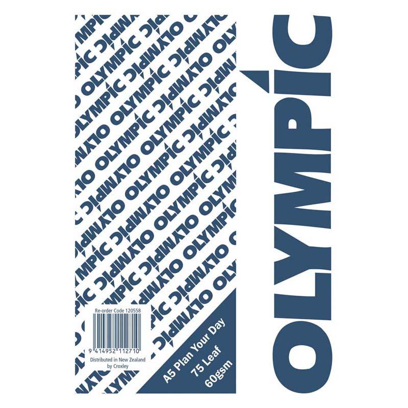 Olympic Pad A5 Plan Your Day 75 Leaf 60gsm