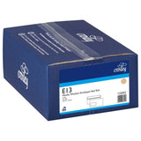 Croxley E13 manilla envelopes with window, 80 GSM, wallet flap, 165mm x 92mm, ideal for efficient mailing in bulk.