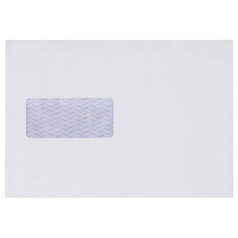 Croxley C5E Window Seal Easi Wallet Envelopes in white, 250 count, ideal for A5 and folded A4 mailing with secure seal.