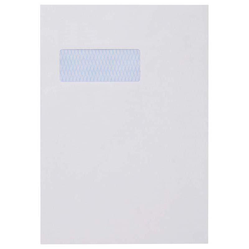 Croxley Envelope C4 Window Tropical Seal Wallet Box 250