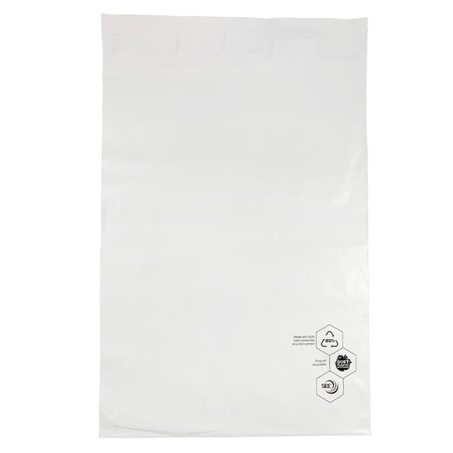 Eco-friendly white Jiffy Recycled Shurtuff Mailer Size 3 (280x380mm) for safe, lightweight shipping of non-fragile items.