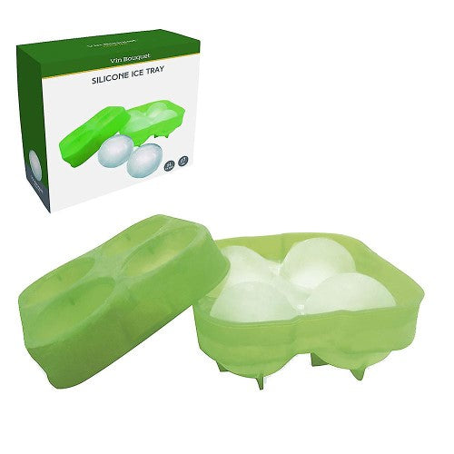 Extra-large silicone ice tray creates stunning ice cubes, perfect for enhancing cocktails and drinks with effortless cleanup.