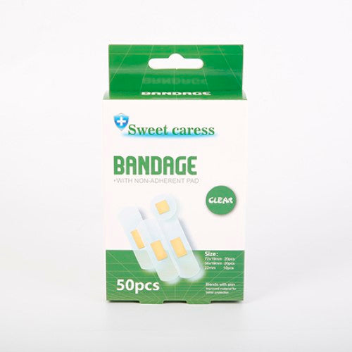Clear bandages pack of 600, waterproof and breathable for discreet wound protection, ideal for everyday use and first aid kits.