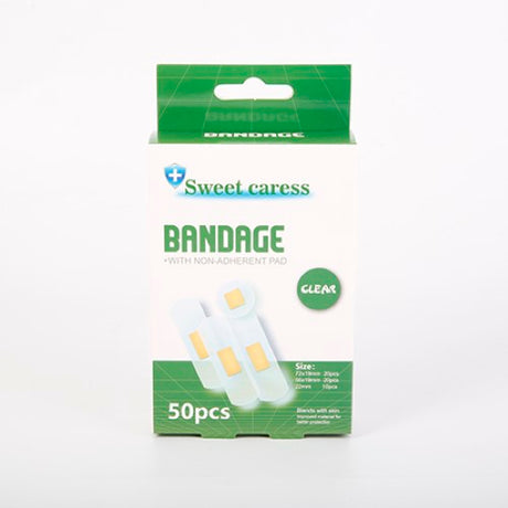 Clear bandages pack of 600, waterproof and breathable for discreet wound protection, ideal for everyday use and first aid kits.